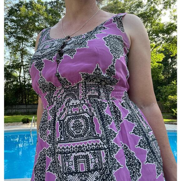 Maeve Annas Silk Maxi Dress - Picture 3 of 8